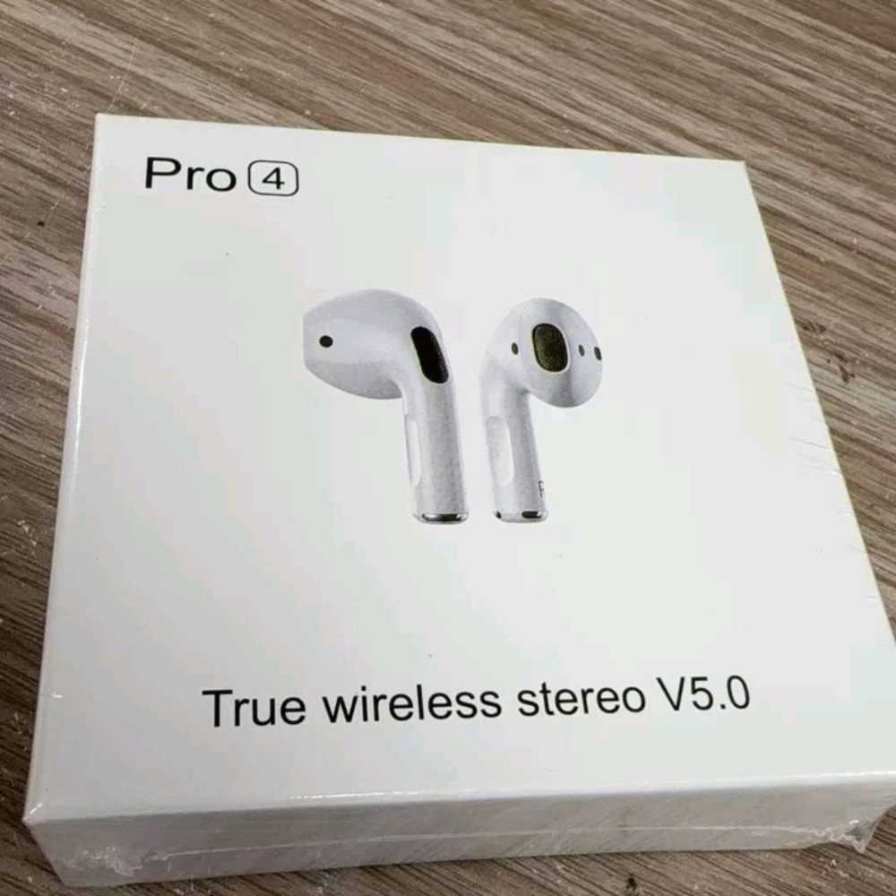 Pro 4 True Wireless Stereo Earbuds - White(Brand New Never opened 🚨